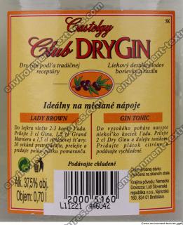 Photo Texture of Alcohol Label 0038